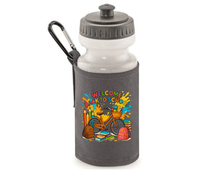 Back To School Water Bottle, Cute Duck Design, Reusable & Leakproof M8483