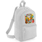 Back To School Kids Fashion Backpack, Cycle & Books Printed Bag, Trendy School Bag With Fun Graphics Boys & Girls M8484