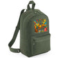 Back To School Kids Fashion Backpack, Cycle & Books Printed Bag, Trendy School Bag With Fun Graphics Boys & Girls M8484