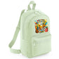 Back To School Kids Fashion Backpack, Cycle & Books Printed Bag, Trendy School Bag With Fun Graphics Boys & Girls M8484