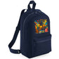Back To School Kids Fashion Backpack, Cycle & Books Printed Bag, Trendy School Bag With Fun Graphics Boys & Girls M8484