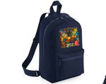Back To School Kids Fashion Backpack, Cycle & Books Printed Bag, Trendy School Bag With Fun Graphics Boys & Girls M8484