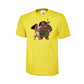 Disney Moana Kids Top, Stylish Cartoon Printed Short Sleeve T-Shirt for Boys & Girls, Casual School Wear M8491