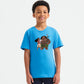 Disney Moana Kids Top, Stylish Cartoon Printed Short Sleeve T-Shirt for Boys & Girls, Casual School Wear M8491