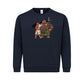Moana Character Print Kids Sweatshirt, Colorful Disney Pullover for Boys & Girls, Stylish Winter Fashion Top M8491