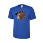 Disney Moana Kids Top, Stylish Cartoon Printed Short Sleeve T-Shirt for Boys & Girls, Casual School Wear M8491