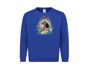 Moana Cartoon Sweatshirt for Kids, Stylish Disney Character Print Pullover, Comfortable Everyday School Wear M8493