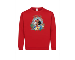 Moana Cartoon Sweatshirt for Kids, Stylish Disney Character Print Pullover, Comfortable Everyday School Wear M8493