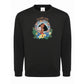 Moana Cartoon Sweatshirt for Kids, Stylish Disney Character Print Pullover, Comfortable Everyday School Wear M8493