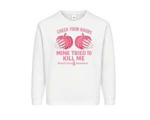 Breast Cancer Awareness Sweat Shirt M8496