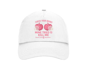 Breast Cancer Awareness Cap, Modern Headwear Spreading Positivity and Global Support M8496