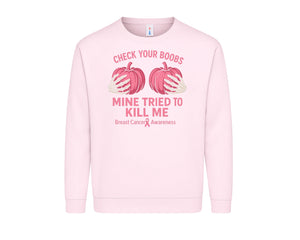 Breast Cancer Awareness Sweat Shirt M8496