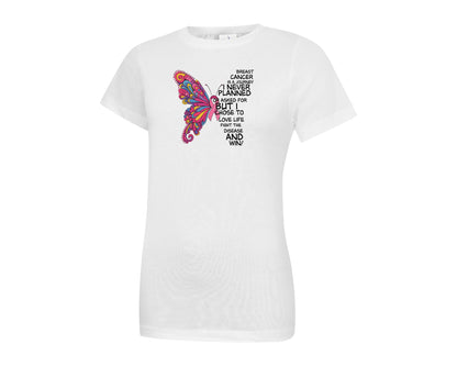 Breast Cancer Awareness T-Shirt, Thoughtful Graphic Tee Spreading Awareness and Strength, Casual Everyday Wear M8498