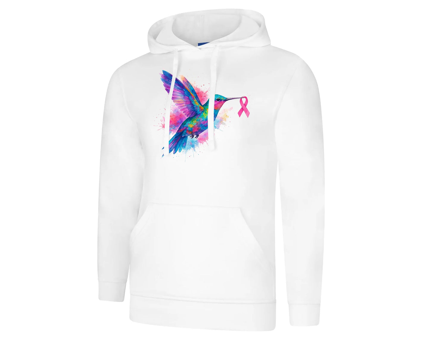 Breast Cancer Awareness Hoodie, Comfortable Graphic Pullover Inspiring Motivation and Strength M8500