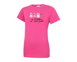 Breast Cancer Awareness T-Shirt, Motivational Graphic Tee Promoting Strength, Courage and Solidarity, Casual Wear M8501