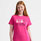 Breast Cancer Awareness T-Shirt, Motivational Graphic Tee Promoting Strength, Courage and Solidarity, Casual Wear M8501