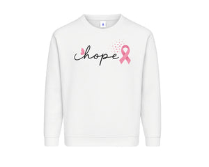 Breast Cancer Awareness Sweatshirt, Meaningful Graphic Pullover with Empowering Message, Stylish Comfortable Apparel M8502