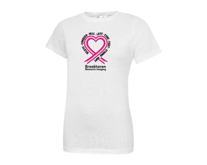 Breast Cancer Awareness T-Shirt, Supportive Printed Tee Spreading Love, Courage and Unity, Casual Daily Outfit M8503