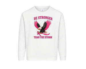 Breast Cancer Awareness Sweatshirt, Inspiring Graphic Pullover Promoting Strength and Hope, Comfortable Everyday Wear M8504