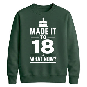 18th Birthday Unisex Sweatshirt New Chapter 18