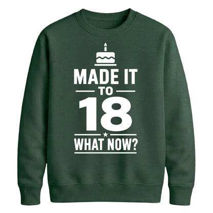18th Birthday Unisex Sweatshirt New Chapter 18