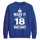18th Birthday Unisex Sweatshirt New Chapter 18