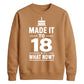 18th Birthday Unisex Sweatshirt New Chapter 18