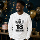 18th Birthday Unisex Sweatshirt New Chapter 18