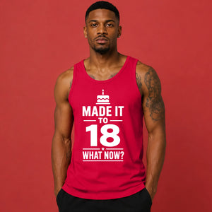 18th Birthday Men Tank Top New Chapter 18