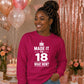 18th Birthday Unisex Sweatshirt New Chapter 18