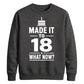18th Birthday Unisex Sweatshirt New Chapter 18