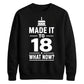 18th Birthday Unisex Sweatshirt New Chapter 18