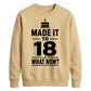 18th Birthday Unisex Sweatshirt New Chapter 18