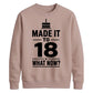 18th Birthday Unisex Sweatshirt New Chapter 18