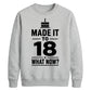 18th Birthday Unisex Sweatshirt New Chapter 18