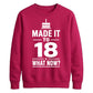18th Birthday Unisex Sweatshirt New Chapter 18