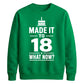 18th Birthday Unisex Sweatshirt New Chapter 18