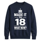 18th Birthday Unisex Sweatshirt New Chapter 18