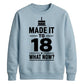 18th Birthday Unisex Sweatshirt New Chapter 18