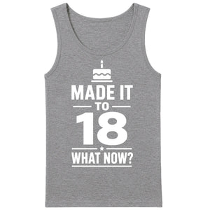18th Birthday Men Tank Top New Chapter 18