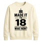 18th Birthday Unisex Sweatshirt New Chapter 18