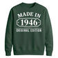 Made in 1946 Original Edition 80th Birthday Unisex Sweatshirt