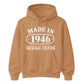 Made in 1946 Original Edition 80th Birthday Unisex Hoodie