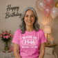 80th Birthday Gift Made in 1946 Original Edition Vintage Birthday Shirt