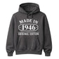 Made in 1946 Original Edition 80th Birthday Unisex Hoodie