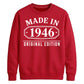 Made in 1946 Original Edition 80th Birthday Unisex Sweatshirt