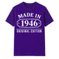 80th Birthday Gift Made in 1946 Original Edition Vintage Birthday Shirt
