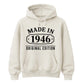 Made in 1946 Original Edition 80th Birthday Unisex Hoodie
