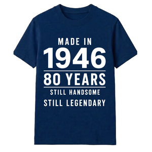 80th birthday gifts for husband sarcasm t shirt