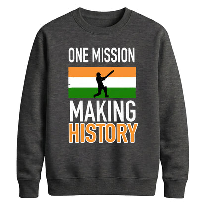 2026 Indian Cricket Team T20 World Cup Champions Making History India Women Cricket Printed Unisex Sweatshirt